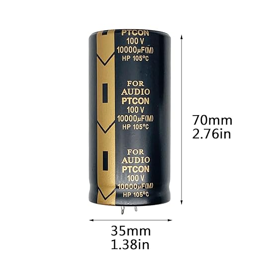 10000uF Electrolytic Capacitor (50V, 63V, 80V, or 100V)