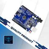 Galvantronix UNO R3 Development Board ATmega328P CH340 Chip with Straight Pin Header and Cable for Arduino Compatible