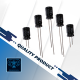 5pcs 100uF 16V Electrolytic Capacitor