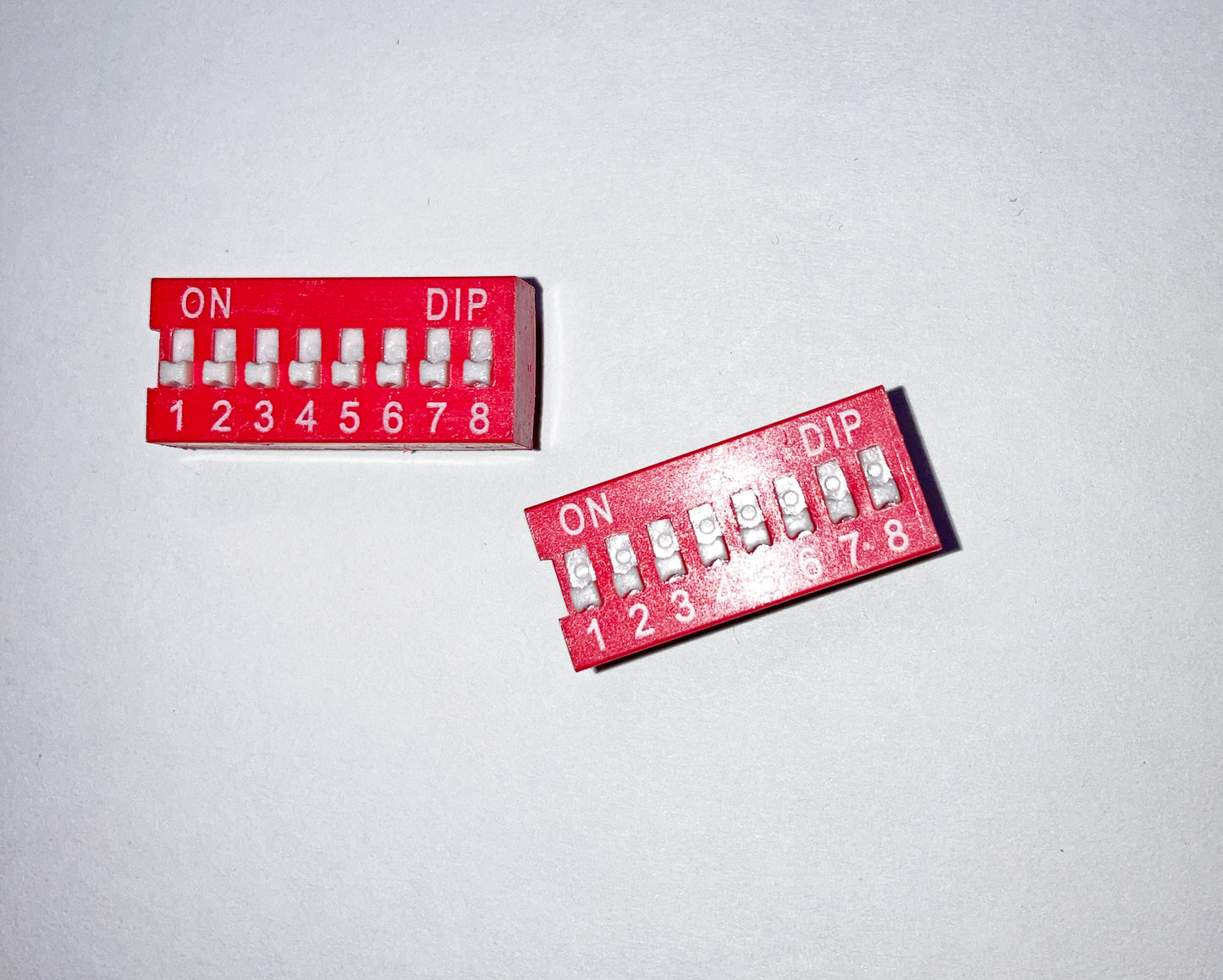 8-pin Flat Dial Switch