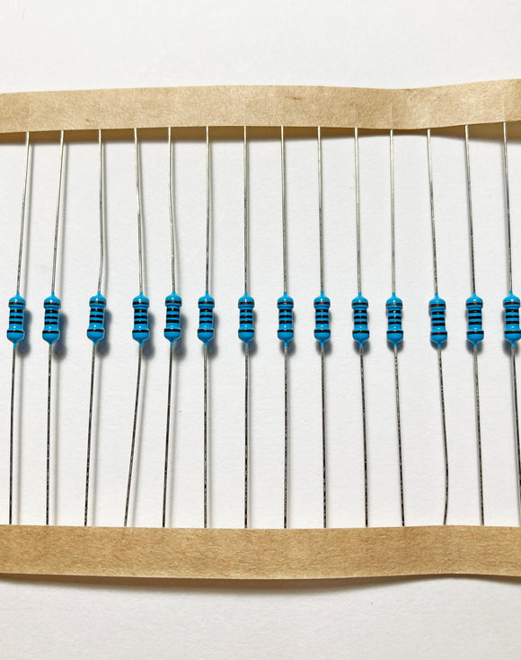 10 pcs 1/4W Resistance 1% Metal Film Resistors (220, 330, 560, 1K, 10K, or 100K Ohms)