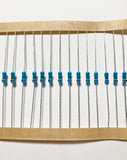 10 pcs 1/4W Resistance 1% Metal Film Resistors (220, 330, 560, 1K, 10K, or 100K Ohms)