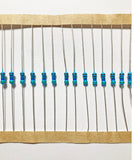 10 pcs 1/4W Resistance 1% Metal Film Resistors (220, 330, 560, 1K, 10K, or 100K Ohms)