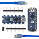 Galvantronix Nano V3.0 CH340 Chip ATmega328P Unsoldered with USB arduino compatible