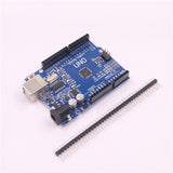 Galvantronix UNO R3 Development Board ATmega328P CH340 Chip with Straight Pin Header and Cable for Arduino Compatible