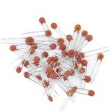 5pcs Ceramic Capacitor (Values: 22pF, 100pF, 1000pF, 10nF, 100nF)