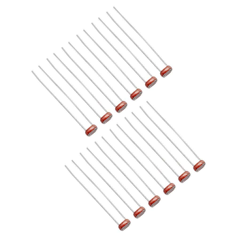 10Pcs 5516 Light Dependent Resistor LDR 5mm